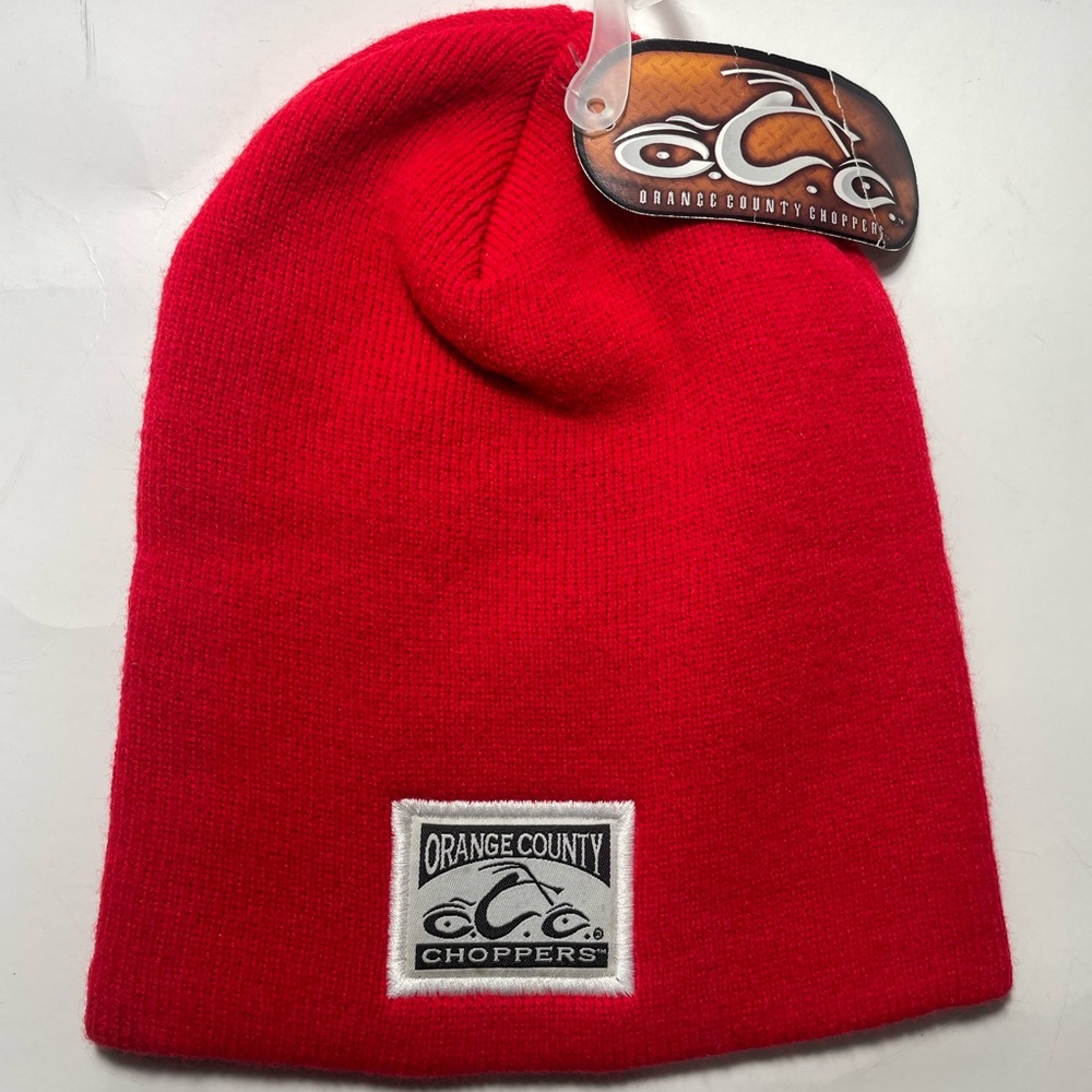 Orange County Choppers Beanie Red Bio-Domes, New